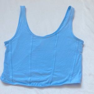 Pacsun Light blue Crop top